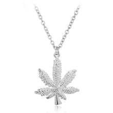 Load image into Gallery viewer, Cannaby Leaf Necklace for Women Pendant Choker Jewellery Necklaces for Teen Girls
