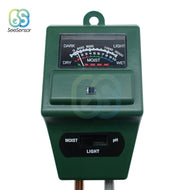 <transcy>3 in 1 Plant Bloemen Bodem Water Vocht PH Tester vochtigheid Licht Test Meter Sensor Hydrocultuur Analyzer Tuinieren Detector</transcy>