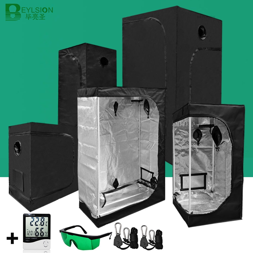 BEYLSION Grow Tent Growbox Plant Tent Indoor Hydroponics Grow Room Tent Growing Tent For Indoor Greenhouse Growing Plants Mylar