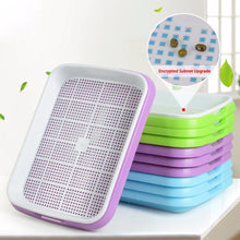 Load image into Gallery viewer, Hydroponic Seedling Sprouting Tray Flower Basket Double-seedling Layer Plastic Plant Sprouting Tray Box Sprout Micro-greenery Tr
