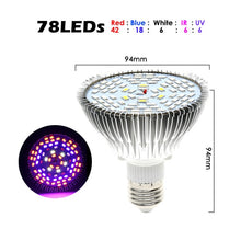 Load image into Gallery viewer, LED Grow Light Full Spectrum 78Leds 120Leds 150Leds E27 LED Growing Bulb for Indoor Hydroponics Flowers Plants LED Growth Lamp
