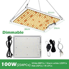 Load image into Gallery viewer, Samsung LM281B Quantum LED Grow Light 400W 600W Full Spectrum Phyto Lamp For Greenhouse Hydroponic Plant Growth Lighting
