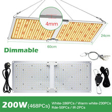 Load image into Gallery viewer, Samsung LM281B Quantum LED Grow Light 400W 600W Full Spectrum Phyto Lamp For Greenhouse Hydroponic Plant Growth Lighting
