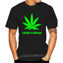 Load image into Gallery viewer, 2016 fashion Cannabi Vegetarian Men&#39;s T-Shirt 100% cotton O-Neck T Shirt Casual short tops tee
