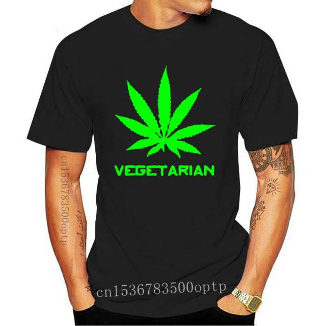 2016 fashion Cannabi Vegetarian Men's T-Shirt 100% cotton O-Neck T Shirt Casual short tops tee