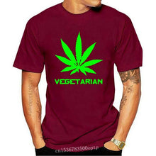 Load image into Gallery viewer, 2016 fashion Cannabi Vegetarian Men&#39;s T-Shirt 100% cotton O-Neck T Shirt Casual short tops tee
