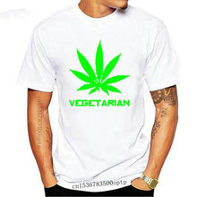 Load image into Gallery viewer, 2016 fashion Cannabi Vegetarian Men&#39;s T-Shirt 100% cotton O-Neck T Shirt Casual short tops tee
