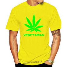 Load image into Gallery viewer, 2016 fashion Cannabi Vegetarian Men&#39;s T-Shirt 100% cotton O-Neck T Shirt Casual short tops tee
