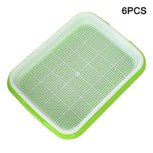 Load image into Gallery viewer, Household Garden Supplies Hydroponics Tray Seed Sprouter Tray Plant Germination Trays Double Layer Basket
