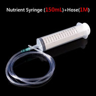 50ml/100ml/150ml/200ml Plastic Reusable Big Large Hydroponics Nutrient Sterile Health Measuring Syringe Tools Cat Feeding Acc