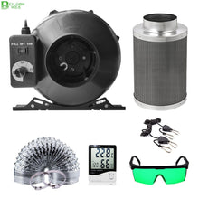 Load image into Gallery viewer, BEYLSION Grow box full kit 4/5/6/8 Inch Centrifugal Fans Activated Carbon Air Filter Set for Green House Grow Tent Hydroponic
