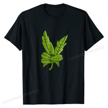 Load image into Gallery viewer, Funny Vintage  leaf Peace sign Cannabis T-Shirt Cotton Tops Shirts Classic Plain Custom Top T-shirts
