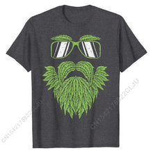 Load image into Gallery viewer, Weed Beard Shirt Face Cannabis Irish Hipster Gift T-Shirt Funny Men Tshirts Cotton Tops Shirts Funny
