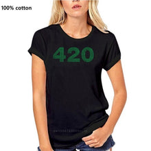 Load image into Gallery viewer, Clothing Tops 420 Green Cannabier Logo Weed Funny Minimalistic Printed Cotton MenT-Shirtmale Tees
