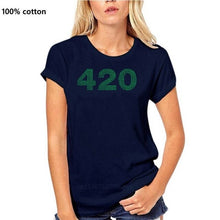 Load image into Gallery viewer, Clothing Tops 420 Green Cannabier Logo Weed Funny Minimalistic Printed Cotton MenT-Shirtmale Tees
