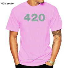 Laad afbeelding in Galerijviewer, &lt;transcy&gt;Kleding Tops 420 Groen Cannabier Logo Weed Grappige Minimalistische Gedrukte Katoenen Mannen T-Shirt Mannen Tees&lt;/transcy&gt;
