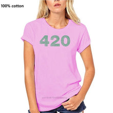 Load image into Gallery viewer, Clothing Tops 420 Green Cannabier Logo Weed Funny Minimalistic Printed Cotton MenT-Shirtmale Tees
