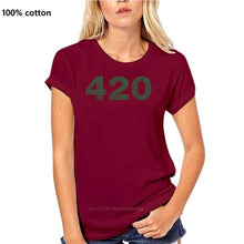 Laad afbeelding in Galerijviewer, &lt;transcy&gt;Kleding Tops 420 Groen Cannabier Logo Weed Grappige Minimalistische Gedrukte Katoenen Mannen T-Shirt Mannen Tees&lt;/transcy&gt;
