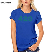 Load image into Gallery viewer, Clothing Tops 420 Green Cannabier Logo Weed Funny Minimalistic Printed Cotton MenT-Shirtmale Tees
