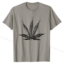 Load image into Gallery viewer, THC POT LEAF INK STAMP Cannabis Medical  T-Shirt Tshirts Party Classic Cotton Tees Printed for Men
