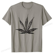 Load image into Gallery viewer, THC POT LEAF INK STAMP Cannabis Medical  T-Shirt Tshirts Party Classic Cotton Tees Printed for Men
