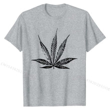 Load image into Gallery viewer, THC POT LEAF INK STAMP Cannabis Medical  T-Shirt Tshirts Party Classic Cotton Tees Printed for Men
