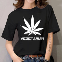 Load image into Gallery viewer, Create Tee Shirt Homme Cannabi Vegetarian S~3XL Beauty Black T Shirt Printed T-Shirt Online Shopping
