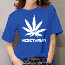 Load image into Gallery viewer, Create Tee Shirt Homme Cannabi Vegetarian S~3XL Beauty Black T Shirt Printed T-Shirt Online Shopping
