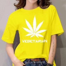 Load image into Gallery viewer, Create Tee Shirt Homme Cannabi Vegetarian S~3XL Beauty Black T Shirt Printed T-Shirt Online Shopping
