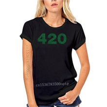 Load image into Gallery viewer, New Clothing Tops 420 Green Cannabier Logo Weed Funny Minimalistic Printed Cotton MenT-Shirtmale Tees
