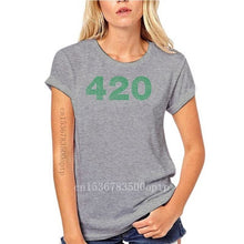 Load image into Gallery viewer, New Clothing Tops 420 Green Cannabier Logo Weed Funny Minimalistic Printed Cotton MenT-Shirtmale Tees
