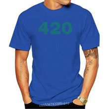 Load image into Gallery viewer, New Clothing Tops 420 Green Cannabier Logo Weed Funny Minimalistic Printed Cotton MenT-Shirtmale Tees
