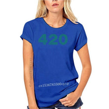 Load image into Gallery viewer, New Clothing Tops 420 Green Cannabier Logo Weed Funny Minimalistic Printed Cotton MenT-Shirtmale Tees
