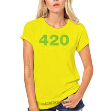 Load image into Gallery viewer, New Clothing Tops 420 Green Cannabier Logo Weed Funny Minimalistic Printed Cotton MenT-Shirtmale Tees
